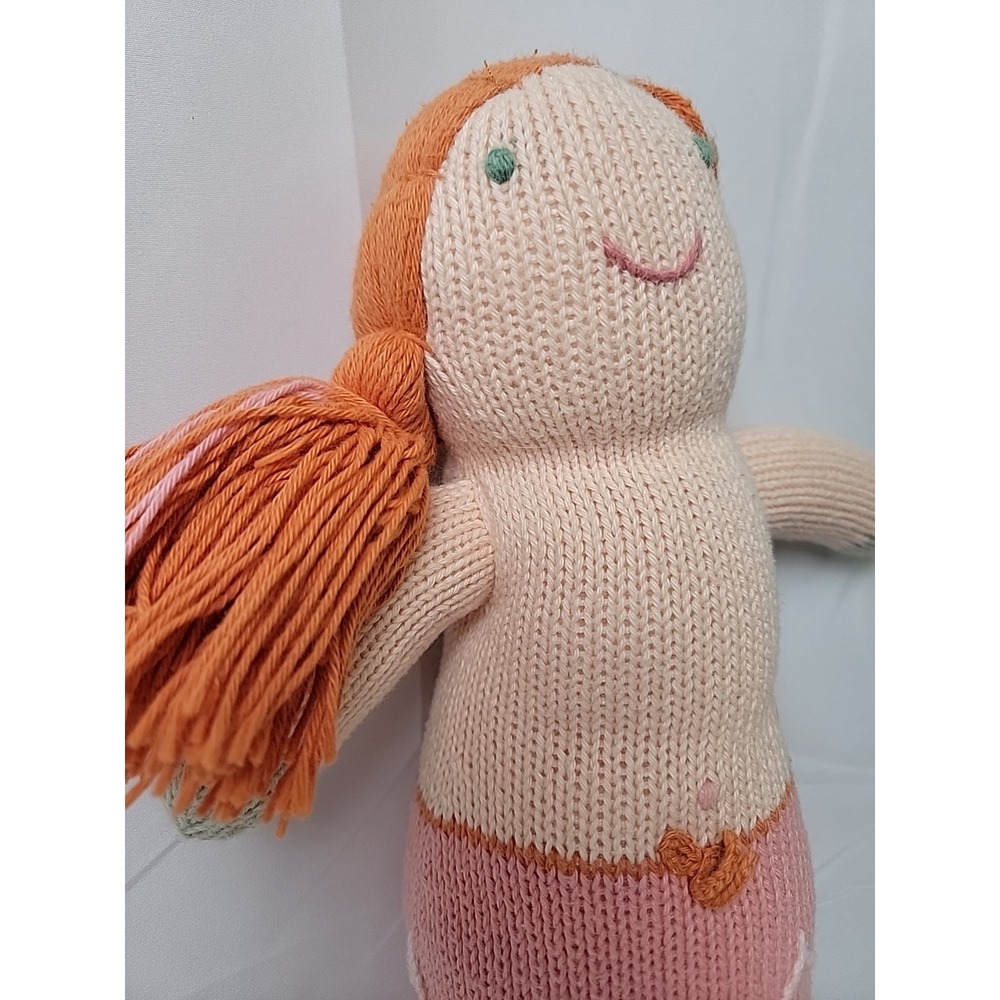 Blabla Kids Hand-knit 14 Melody Mermaid Doll Yarn Hair toys stuffy plush collect - Picture 4 of 7